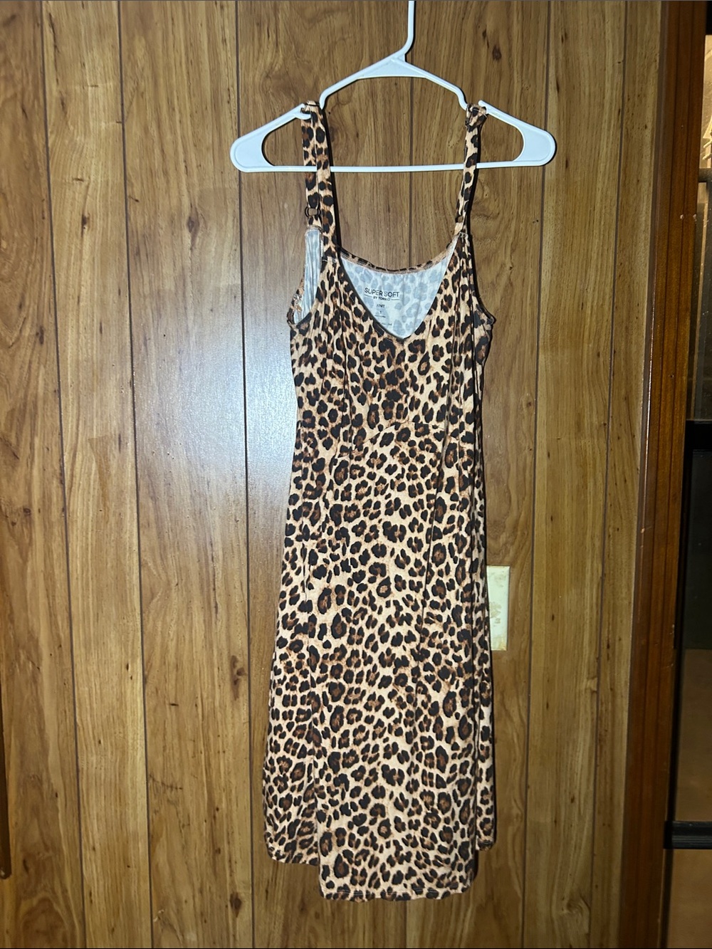 torrid Leopard-Print Slip Dress in Brown and Black